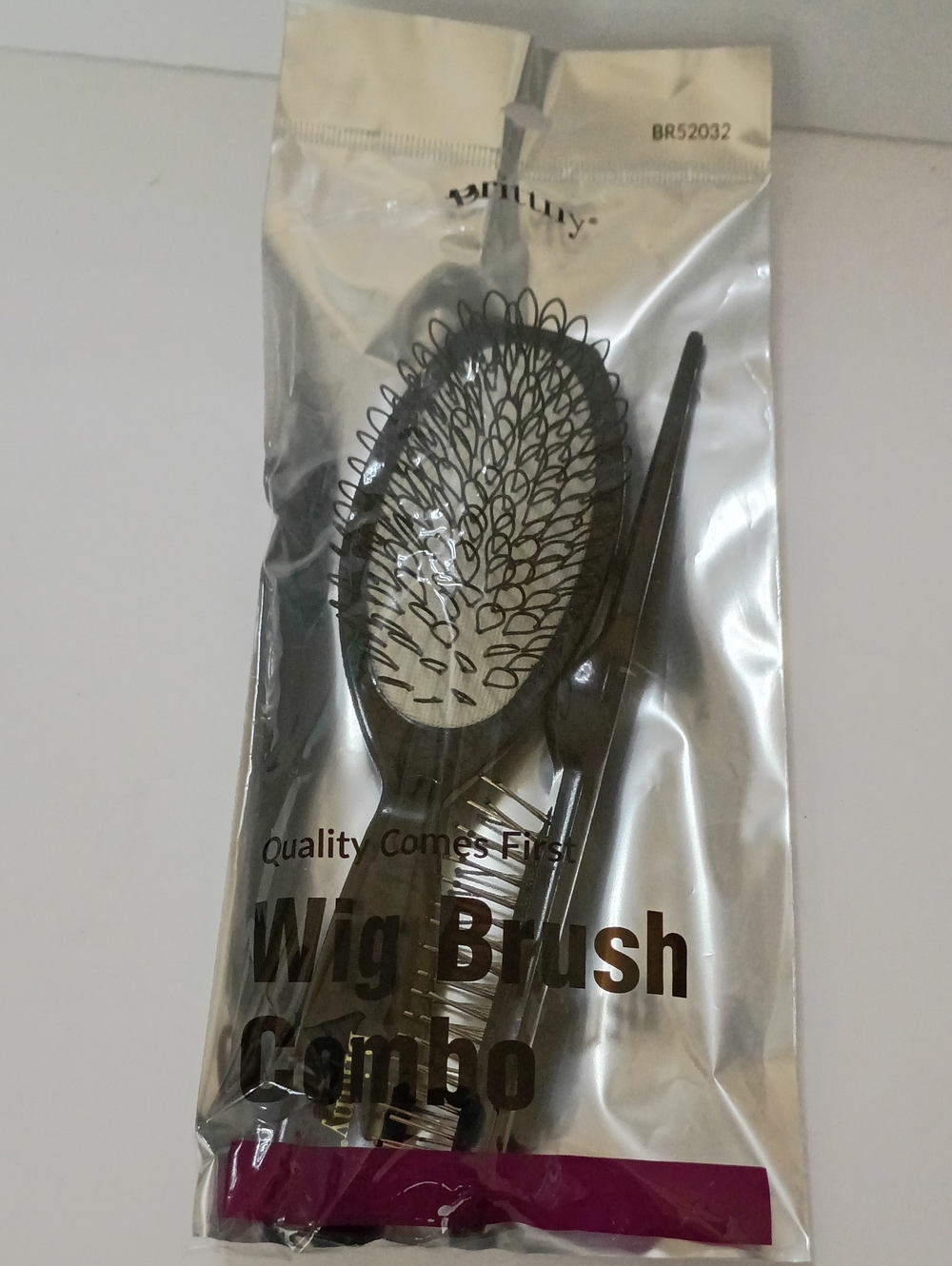 Wig Brush Combo – Black Hair Brush Set by